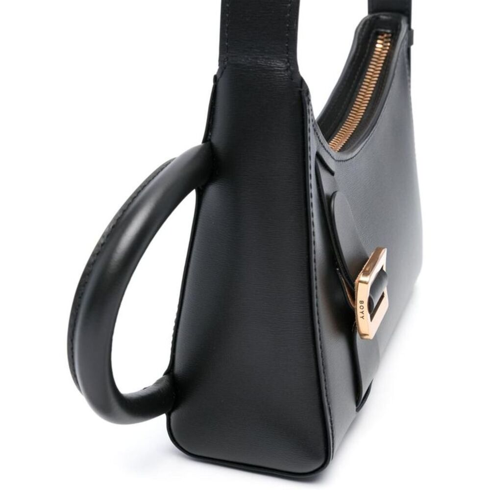 BOYY Buckle Detail Shoulder Bag Women BLACK Handbags - Picture 3 of 4